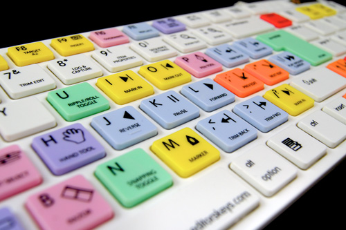 Digital arbeidsflyt: Tastatur for filmredigering