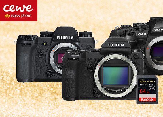 Februartilbud 2018 fra Cewe Japan Photo – Fujifilm og Olympus