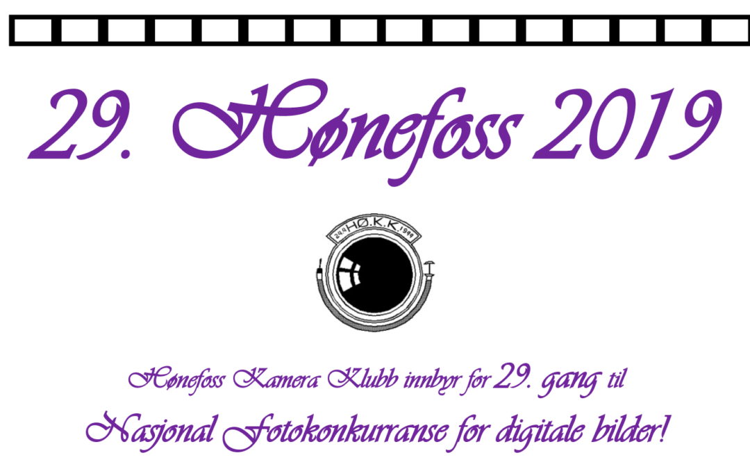 Invitasjon til 29. Hønefoss 2019