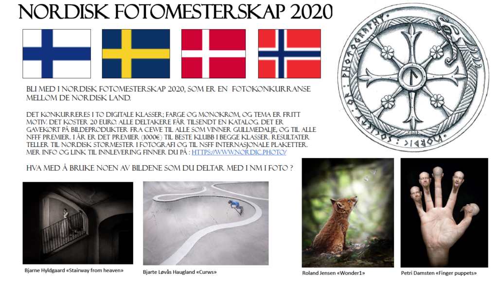Nordisk Fotomesterskap invitasjon